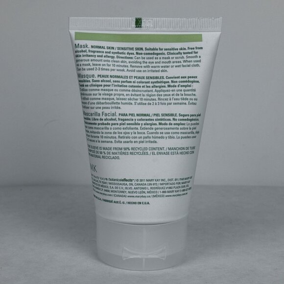 Mary Kay Botanical Effects Facial Mask 2 for Normal and Sensitive Skin 4 oz NEW - Picture 5 of 10